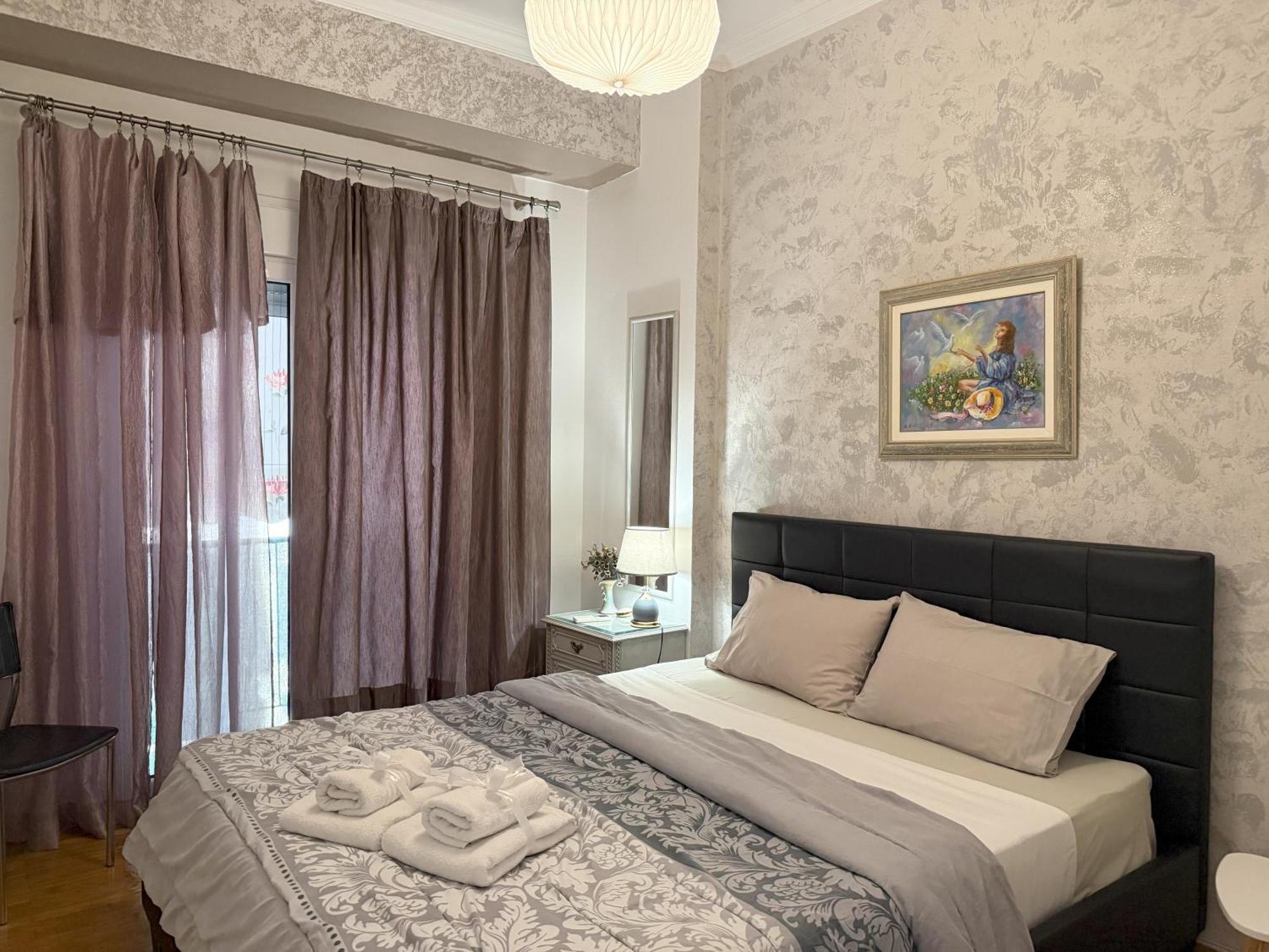 2 Bedrooms Apartment Center Of Athens 4 Min Subway Kültér fotó